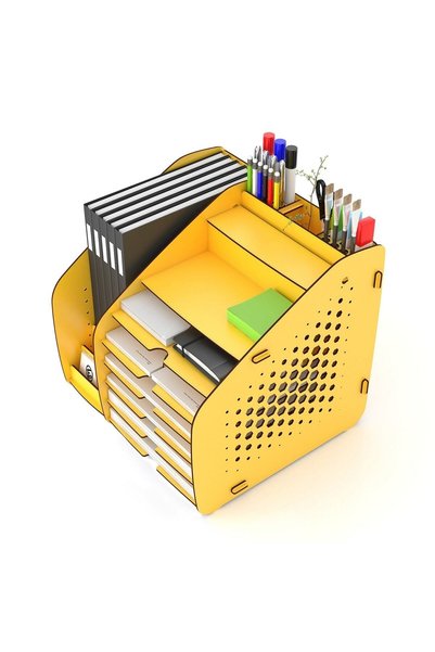 Design OTTO Fx-Xl Hexa - 6 Colors - A4 Document Rack Desktop Organizer