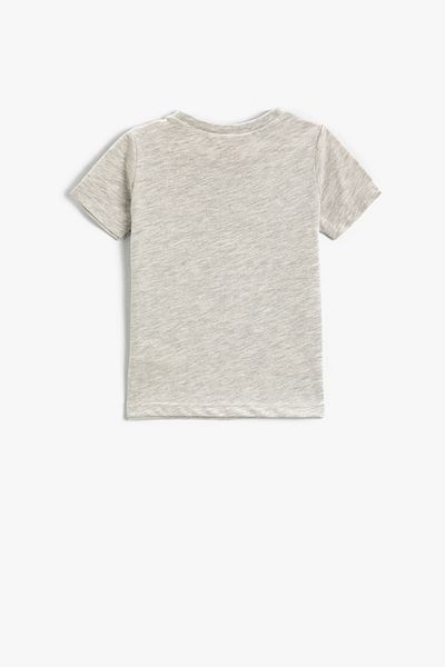 Koton Slogan Printed Short Sleeve T-Shirt