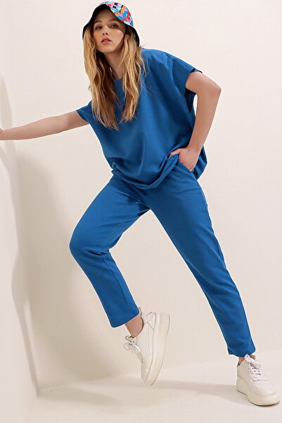 Trend Alaçatı Stili Sweatsuit - Navy blue - Regular