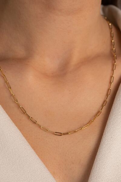 YAVUZ KUYUMCULUK 14 Ayar Altın Ataş Zincir