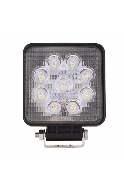 PMX 9 Ledli Off Road Tavan Sis Farı, Çalışma Lambası 9 Ledli Beyaz Uyumlu