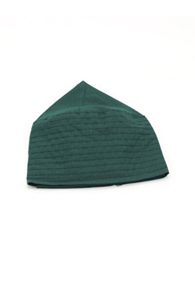 Tahir Kumaş Namaz Takkesi Yeşil
