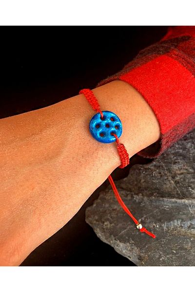 Nev Tasarım Adjustable Bracelet with 7 Eyes
