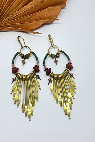 Cocopelli Concept أقراط الرمح النحاسية المصنوعة يدويًا