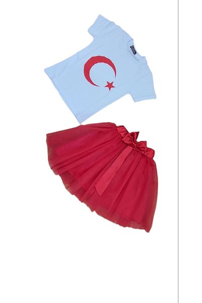 Dragora Set de tricou pentru fete de sus și de jos