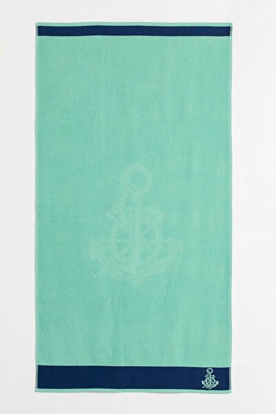 DeFacto Beach Towel - Navy blue - Casual