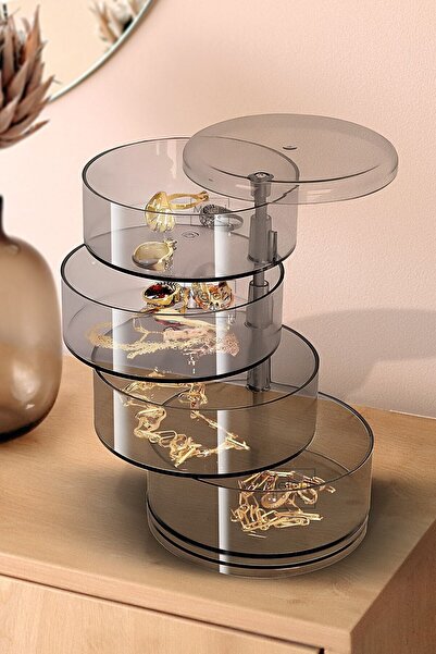 KÜÇÜK EW Многослоен въртящ се органайзер за бижута - серия Platinum