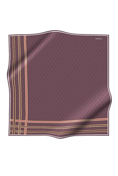 Vissona Women's Twill Silk Scarf Dried Rose Powder