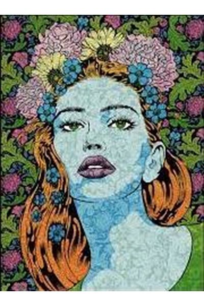 Marcel Kristal Tablo Marcel Art 38x53cm Flower Girl Diamond Mosaic Painting