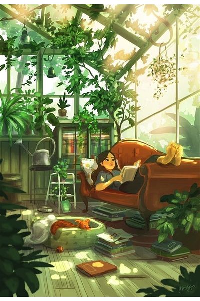 Marcel Kristal Tablo Book Enjoyment Diamond Mosaic Painting in the Winter Garden 35x50cm