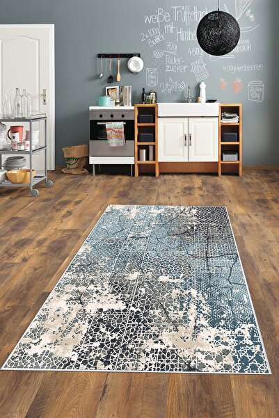 Thalia Home Kaymaz Taban Yıkanabilir Leke Tutmaz Mutfak Halısı Yolluk