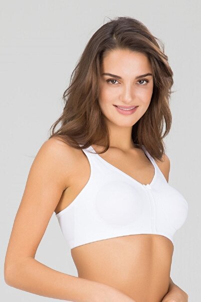 Kom Sutien de minimizare alb, fără fir, confortabil, pentru femei
