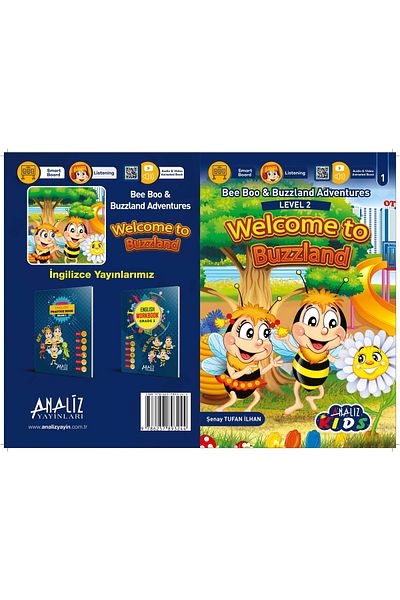 Analiz Yayınları 2. الصف الإنجليزي Bee Boo مجموعة من 5 قصص / Şenay Tufan İlhan / منشورات التحليل / 9786257893244