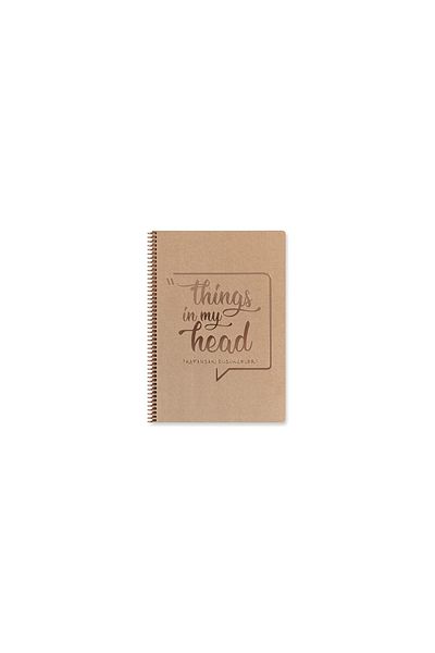 KESKİN COLOR Funky A6 Lined Notebook - Head