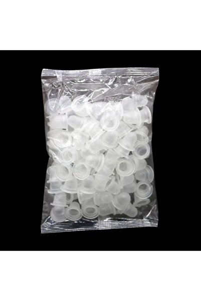 BİOMASER Microblading Kalıcı Makyaj Boya Potası Silikon M Boy 100 Adet