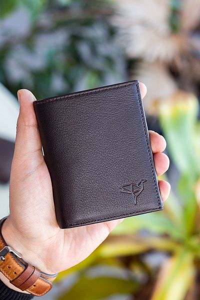 Garbalia Кафяв мъжки портфейл
