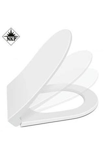 NKP Slim Inci Yavaş Kapanan Soft Close Amartisörlü Klozet Kapağı