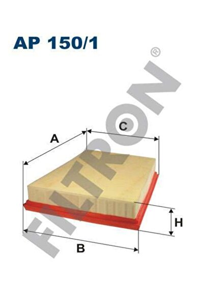 Filtron Hava Fıltresı Fıesta Fusıon 1.6 Tdcı 02-09 Fıltron Ap150/1