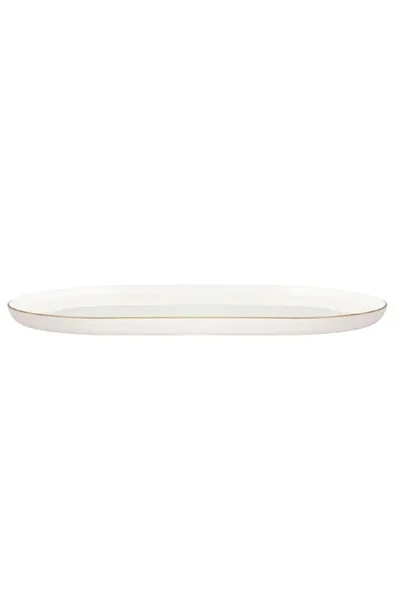 Porland Chopin Gold Series 32cm Oval Boat Plate