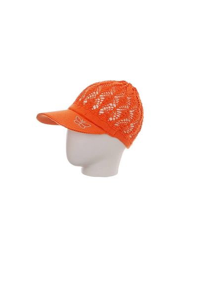 Fonem Net Knitted Cap Orange Fo 101