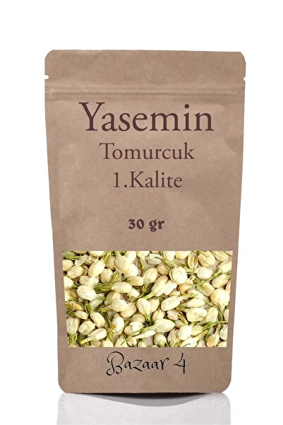 BAZAAR 4 Yasemin Tomurcuk Çay Kurutulmuş Yasemin Çiçeği 30 Gr 1.kalite Taze Y...