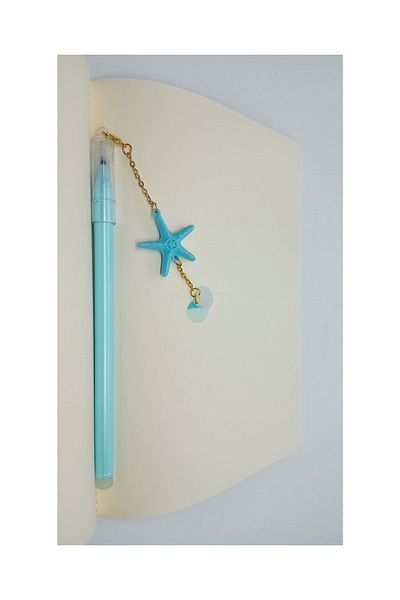 Faber Castell A5 Size Concept Notebook Unlined and Water Green Gel Star Ballpoint Pen Erasable