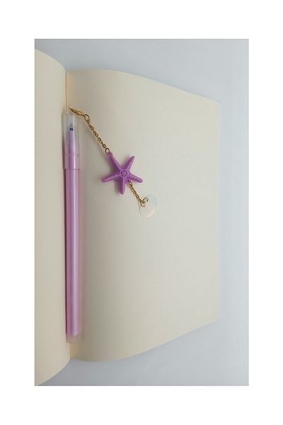 Faber Castell A5 Size Concept Notebook Unlined and Pink Gel Star Ballpoint Pen Erasable