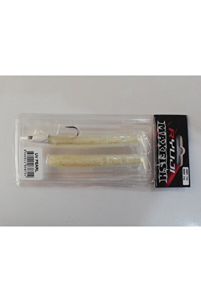 RYUJI Max Fish 100mm 12,5gr 2+1 Silikon Yem - Uv Pearl