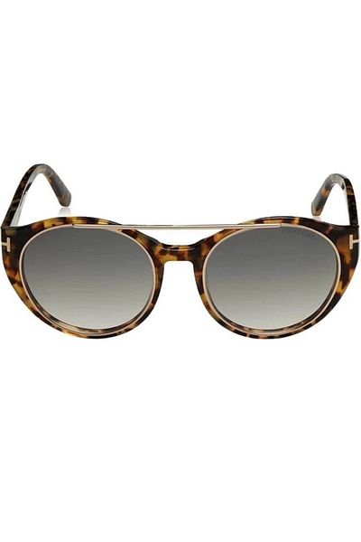 Tom Ford Tf38356b52 - Sunglasses Bone Pattern, Metal Frame, Uv400