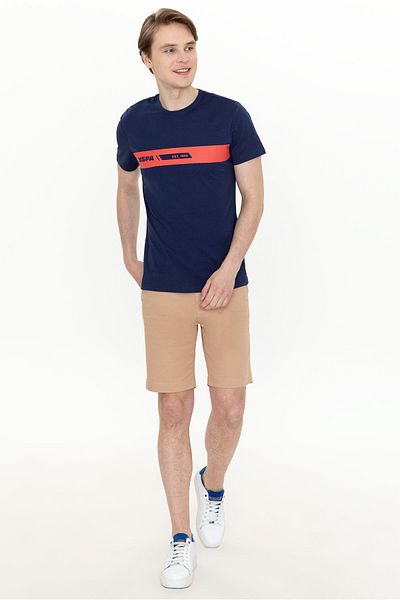 U.S. Polo Assn. Μπεζ ανδρικό σορτς & βερμούδες