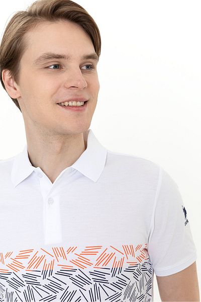 U.S. Polo Assn. Μπλε ανδρικό μπλουζάκι