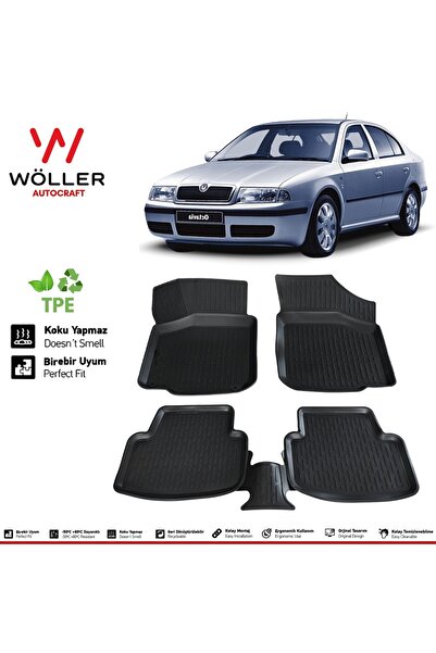wöller Skoda Octavia Paspas 1999 2004 Arası 3d Havuzlu Paspas