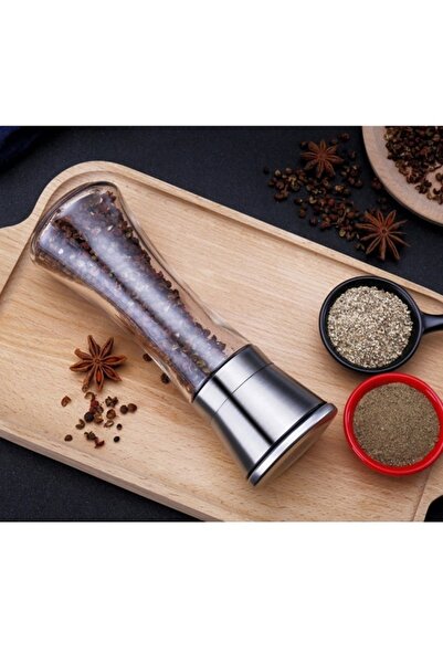 HUBBYCHEF Baharat Öğütücü Seramik Dişli 200ml Paslanmaz 1 Adet
