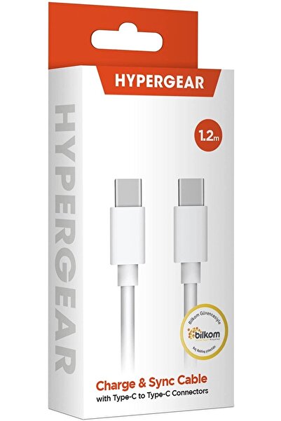 HyperGear Orjinal Type-c To Type-c Pd 3a Şarj & Data Kablosu Bilkom Güvencesiyle
