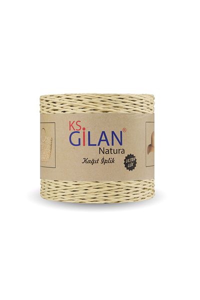 KS Gilan Natura New Generation Ultra Luxury Paper Rope - 250 Meters - Supla Bag Hat Making Rope - 1 Piece