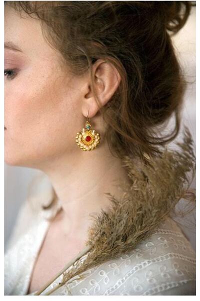 Çelikoğlu Kuyumculuk 14 Ayar Altın Sivrihisar Kadın Küpesi 6,64 Gr