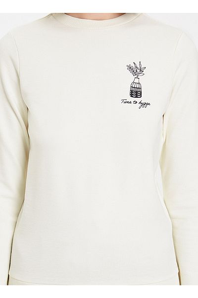 WESTMARK LONDON Women's Ecru Hygge Sweatshirt