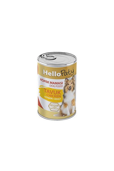 24 Adet 415 gr Yetişkin Köpek Tavuk Etli Mama 24'lü Yaş Konserve Köpek Maması