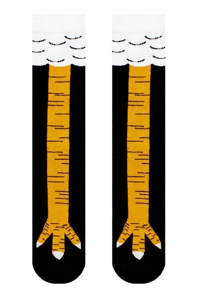CARNAVAL SOCKS Шарени шарени чорапи с дизайн на пилешки крака