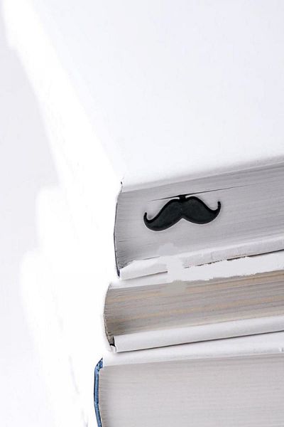 Hobi Demir Sanat Bookmark with Mustache Figure