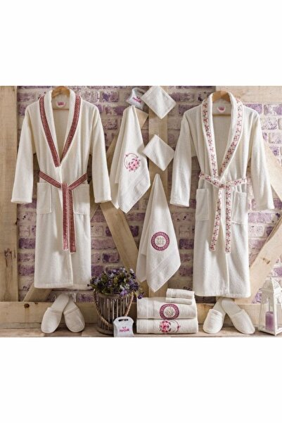 Nurpak Meltem 16 Piece Family Bathrobe Set