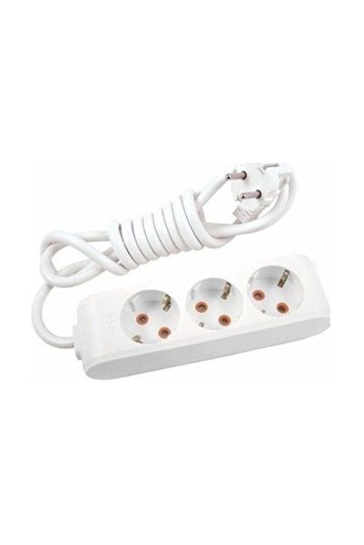 VİKO مقبس ثلاثي متعدد المنافذ من فيكو مع كابل مأرضي - 5 Mt