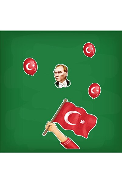 Etkinlikdenizi Özel Kesimli Bayrak Ve Balon Süsü