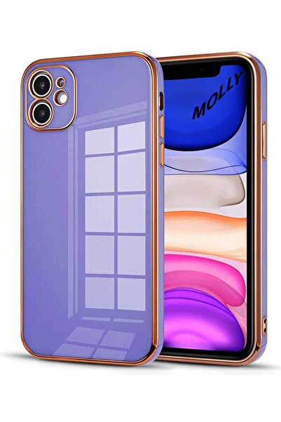 Molly Iphone 11 Uyumlu Lila Oeuvre Lüx Silikon Kılıf