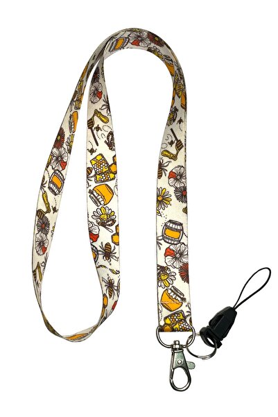 StormiStoretr Bal Arısı Boyun Ipi Telefon Askısı