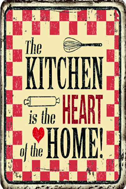 RET Dizayn Masă decorativă retro din MDF pentru bucătărie (cu aspect de cadru)