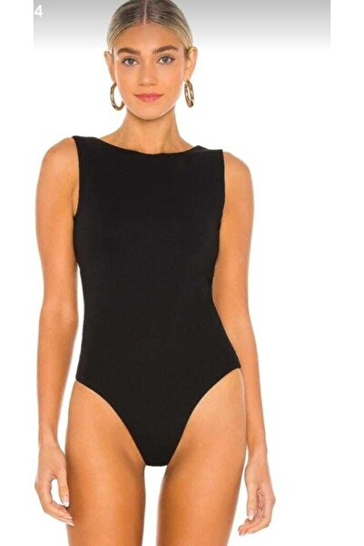 Nsb Tasarım Жіноча чорна спина з деталями тіла