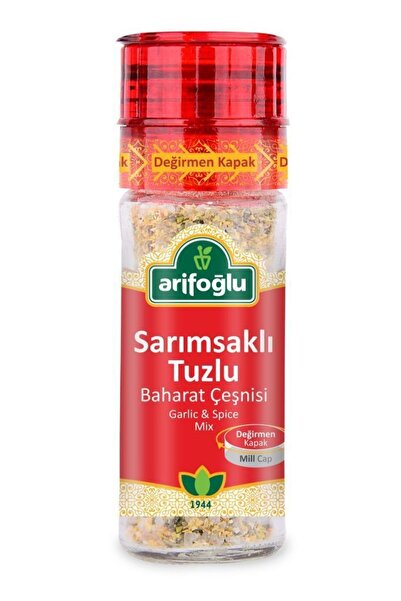 Arifoğlu Sarımsaklı Tuzlu Baharat 80g değirmen