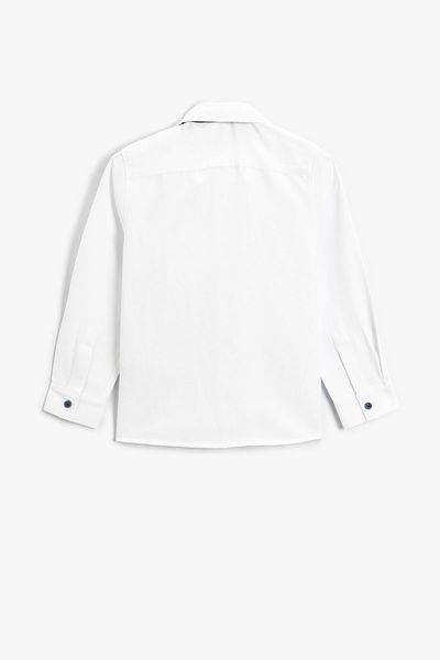 Koton Long Sleeve Shirt with Bow Tie