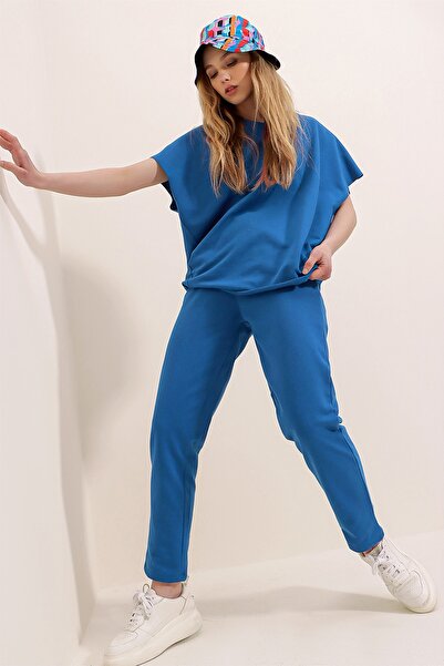 Trend Alaçatı Stili Sweatsuit - Navy blue - Regular fit